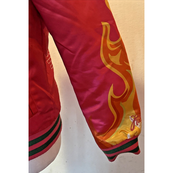 Headgear Classics Fresh Prince Bomber Jacket Pink Flames NWT Size M – Retro 90s - Picture 4 of 10